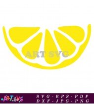 Lemon Slice Graphic Illustration SVG 1