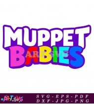 Colorful Muppet Baby Logo Image SVG