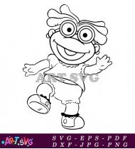 Printable Coloring Page Muppets Gonzo The Great SVG