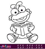 Printable Kermit The Frog Coloring Pages SVG