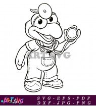 Animal Coloring Pages Free Printable Muppet Babies SVG 1