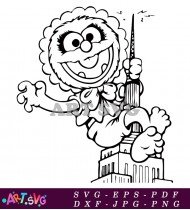 Free Printable Muppet Babies Coloring Pages SVG 1