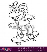 Muppet Babies Coloring Pages Animal Characters SVG 2