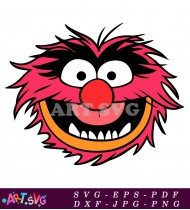 Muppet Baby Red Fur Character Image SVG