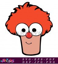 Muppet Baby Red Hair And Big Eyes SVG