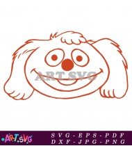 Cookie Monster Sesame Street Blue Muppet Cartoon Vector SVG