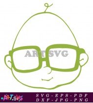 Beaker Muppet Sesame Street Cartoon Character Funny Glasses SVG