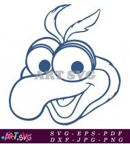 Scooter Muppet Sesame Street Cartoon Character Vector SVG