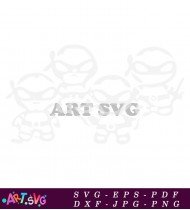 Teenage Mutant Ninja Turtles Cartoon Images SVG 1