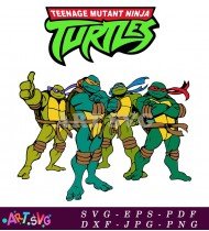 Coloring Pages For Kids Ninja Turtles SVG