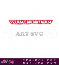 Teenage Mutant Ninja Turtles Logo White SVG 2