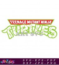 Teenage Mutant Ninja Turtles Logo Vector Clipart SVG