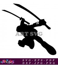 Teenage Mutant Ninja Turtles Silhouette Cartoon Vector Clipart SVG