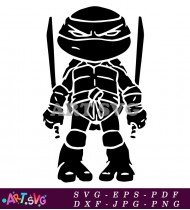 Teenage Mutant Ninja Turtles Cartoon Vector Character SVG 2