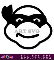 Teenage Mutant Ninja Turtle Cartoon Illustration SVG