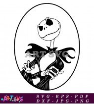 Nightmare Before Christmas Jack Skellington Clipart SVG