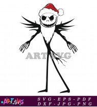 Jack Skellington Christmas Nightmare Before Christmas SVG