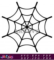 Free Download Halloween Spider Web SVG