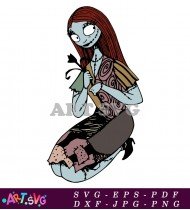 Sally Nightmare Before Christmas Drawing SVG