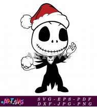 Nightmare Before Christmas Santa Claus Character SVG