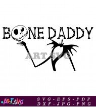 Nightmare Before Christmas Bone Daddy SVG 1