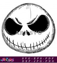 Jack Skellington Nightmare Before Christmas SVG 3