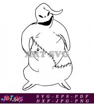 Nightmare Before Christmas Oogie Boogie Cartoon Character SVG