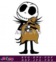 Jack Skellington Nightmare Before Christmas Halloween Art SVG