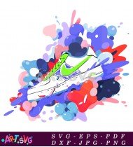 Teenage Mutant Ninja Turtles Nike Air Force 1 Shoes SVG