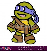 Cartoon Character Teenage Mutant Ninja Turtles SVG