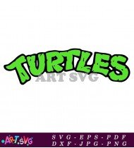 Teenage Mutant Ninja Turtles Logo Green SVG