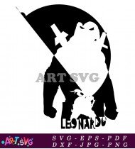 Leonardo Teenage Mutant Ninja Turtle Silhouetted SVG