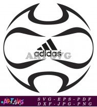 Soccer Ball Design With Black And White SVG