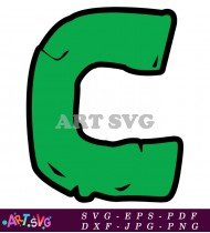 Green Letter C Clipart Images SVG