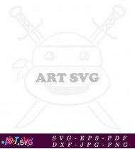 Teenage Mutant Ninja Turtle Cartoon Character Image SVG