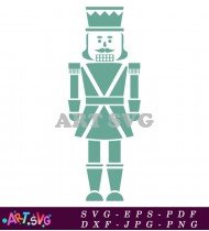 Nutcracker Soldier Christmas Ornament Holiday Decoration SVG 3