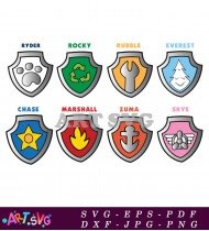 Paw Patrol Paw Patrol Team Logos SVG