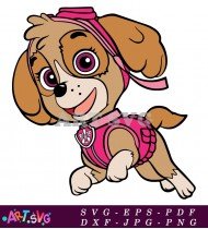 Paw Patrol Skye Cartoon Character SVG 3