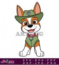 Paw Patrol Everest Cartoon Character Clipart SVG 1