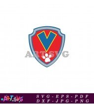 Paw Patrol Skye Badge Graphic Design SVG