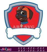 Paw Patrol Ryder Logo Shield SVG