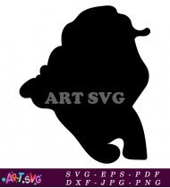 Paw Patrol Cartoon Character Silhouette Standing SVG 7