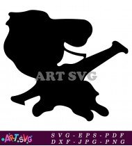 Paw Patrol Silhouette Pup Dog Character Outline SVG 1