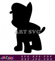 Paw Patrol Puppy Pup Dog Character Outline SVG 1