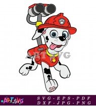 Paw Patrol Pup Cartoon Illustration SVG 1