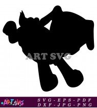 Paw Patrol Chase Cartoon Character Silhouette SVG 1