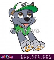 Paw Patrol Chase Cartoon Character Printable SVG