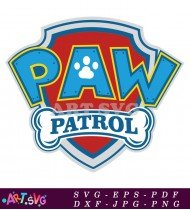 Paw Patrol Character Chase Puppy Dog Cartoon SVG 5