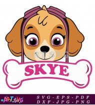 Paw Patrol Sky The Air Pup Vector SVG