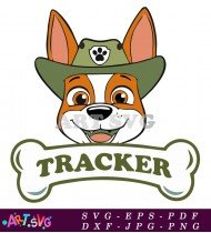 Paw Patrol Character Tracker The Jungle Pup SVG